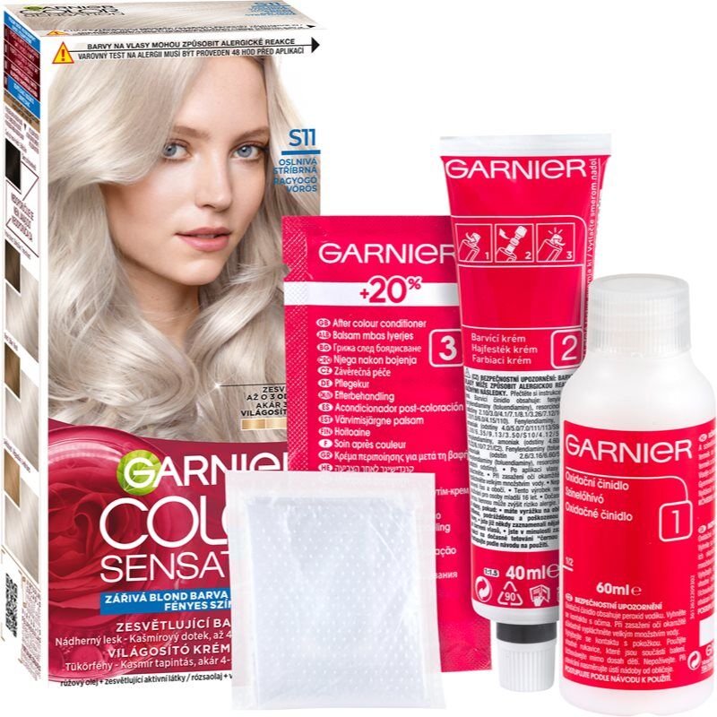 Garnier Color Sensation coloration cheveux teinte S11 Ultra Smoky Blonde 1 pcs
