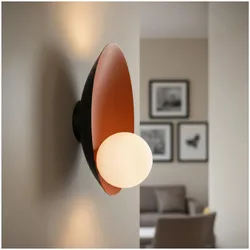 Bamyum, Deckenleuchte, Lipeo Pendelleuchte Leuchtendes Orange (E27)