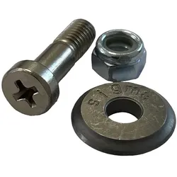 Sigma Ersatzrädchen KLICK-KLOCK / Ø 15 mm aus Stahl inkl. Achse (Art. 014C)