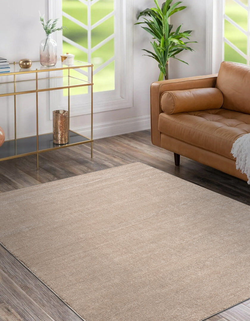 Brayden Studio Bachisia Area Rug Beige Rectangle 160 x 220cm