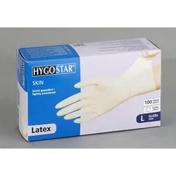 HYGOSTAR Einmalhandschuhe SKIN L weiß