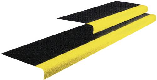 COBA Europe GRP010703S GRP010703S Bodenbelag COBAGRIP Stair Tread Schwarz Gelb 1.5m x 345mm x 5mm Schwarz, Gelb 1.5m x 345mm
