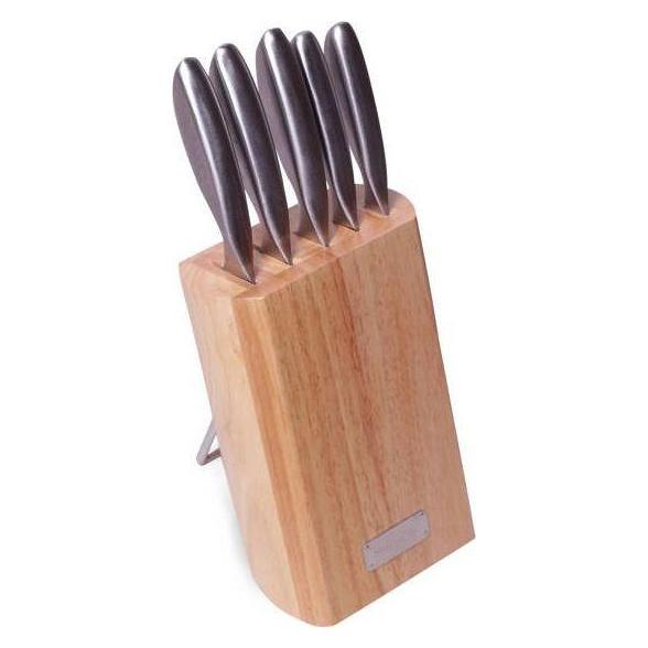 Kamille Set of steel knives in the 5-element block KM-5133 (21059179)