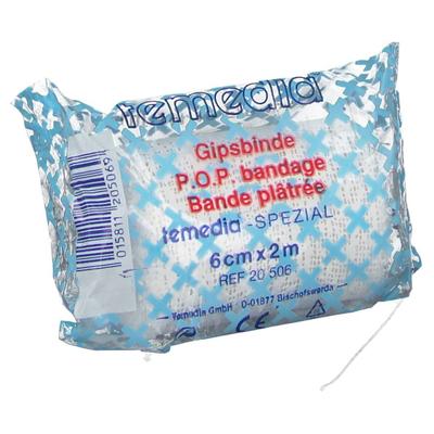 Gipsbinde Temedia spezial 6 cmx2 m 5x 5x1 St Binden
