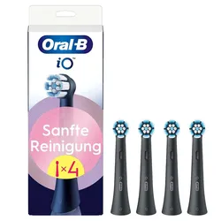 Oral-B Aufsteckbürsten iO Sanfte Reinigung Schwarz 4er