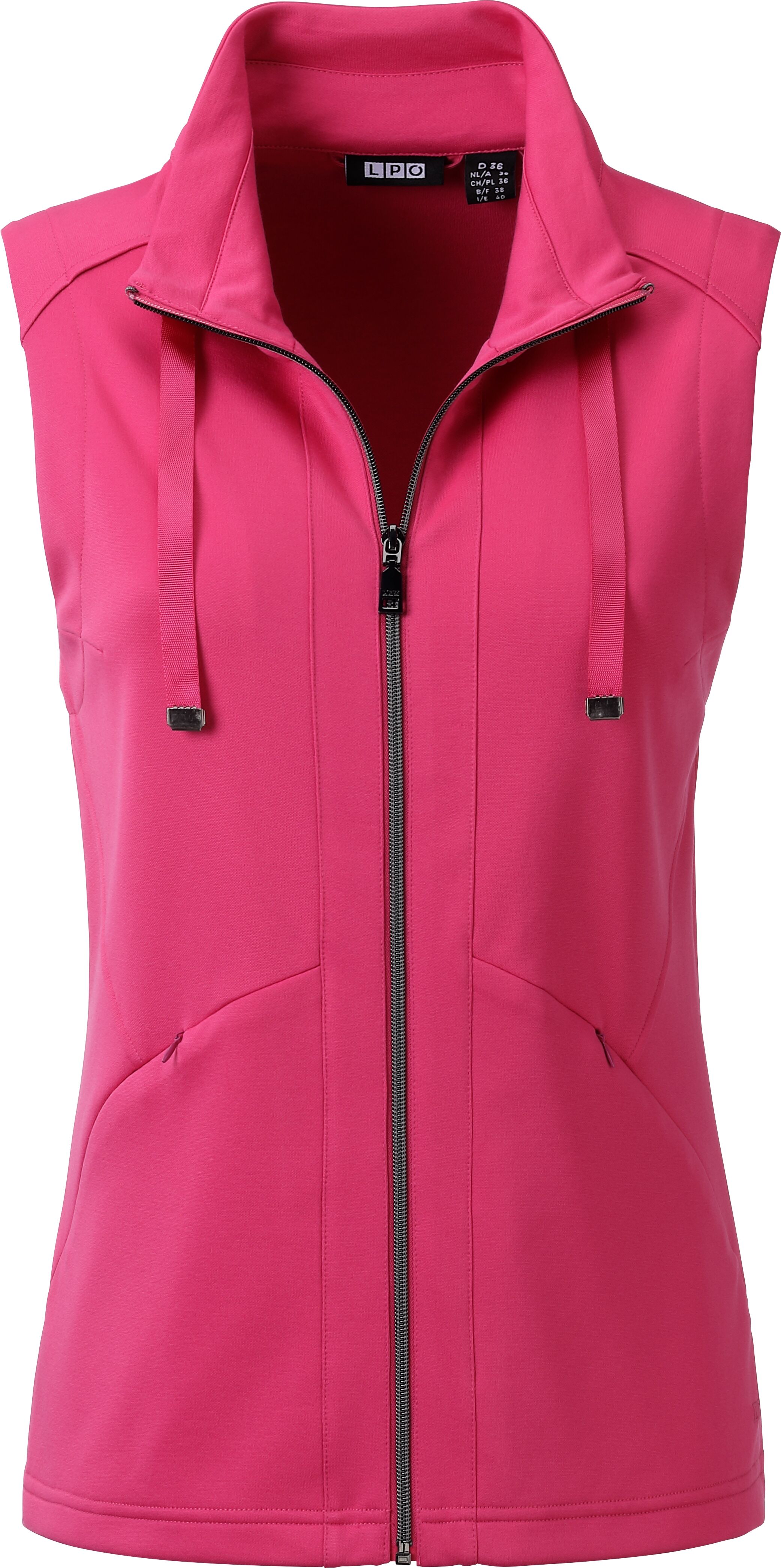 Funktionsweste DEPROC ACTIVE "NIGEL PEAK III VEST", Damen, Gr. 40/42 (M), lila (orchid), Web, 96% Polyester, 4% Elasthan, tailliert hüftbedeckend, Westen Funktionsweste, auch in Grossen Grössen erhältlich orchid 40/42 (M)