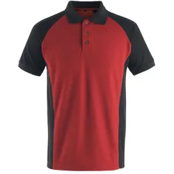 Polo-Shirt "BOTTROP" Unique - XS - rot/schwarz