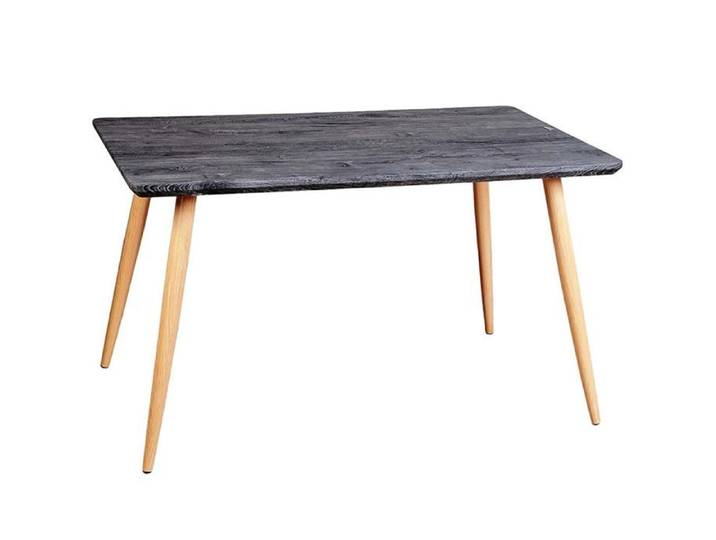 Table fixe en bois Gris - 130 cm Enrico Coveri