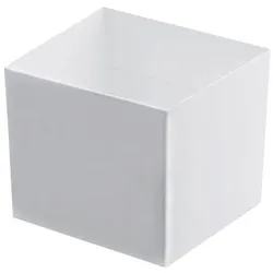 MONOUSO - Mehrweg Schüssel aus PS "Cube" Weiß 60ml 4,7x4,7cm (240 Stück)