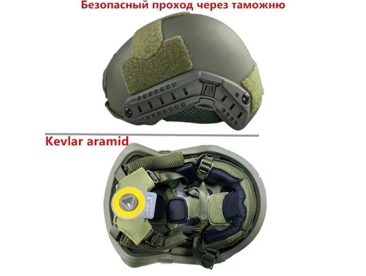 Casque tactique FAST (Kevlar + coussin flottant suspendu) - Protection tactique et de chasse de haute qualité