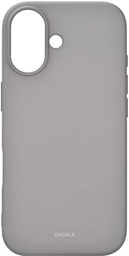 Onsala iPhone 17 Silikone Bagside Cover - Concrete