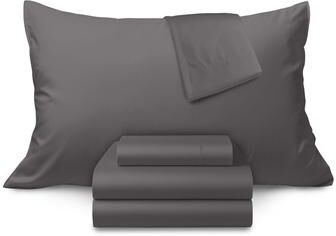 Ella Jayne 100% Cotton Percale Cool and Crisp Deep Pocket Sheet Set