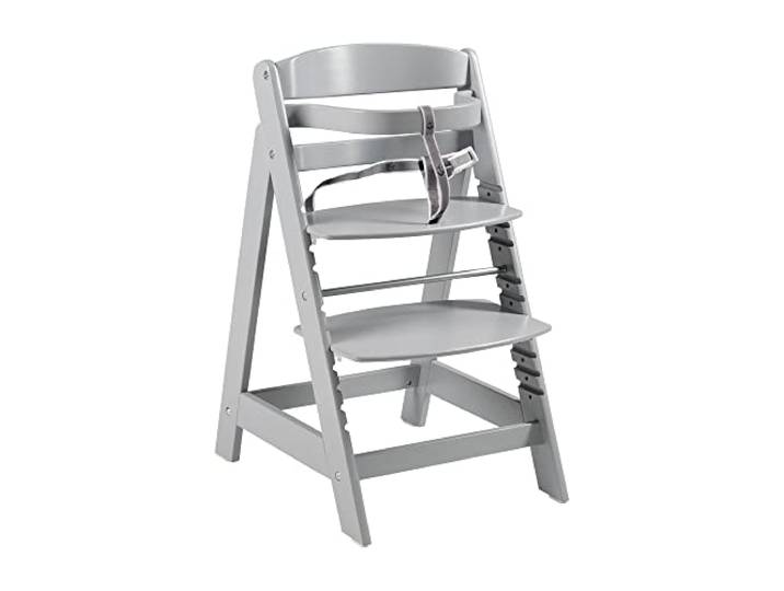 roba Treppenhochstuhl 'Sit Up Click', mitwachsender Hochstuhl vom Babyhochstuhl bis zum Jugendstuhl, innovativer Klickverschluss, Holz, taupefarben