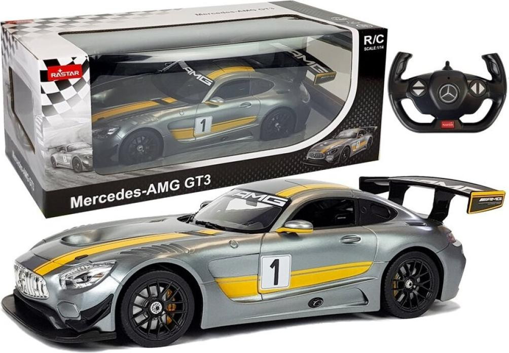Rastar Autoradio Mercedes AMG GT3 1:14 Grijs