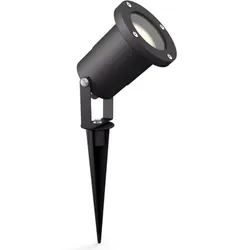 Philips Puled Bodenspot/Erdspieß in Schwarz 4,6 W mit warmweißem Licht