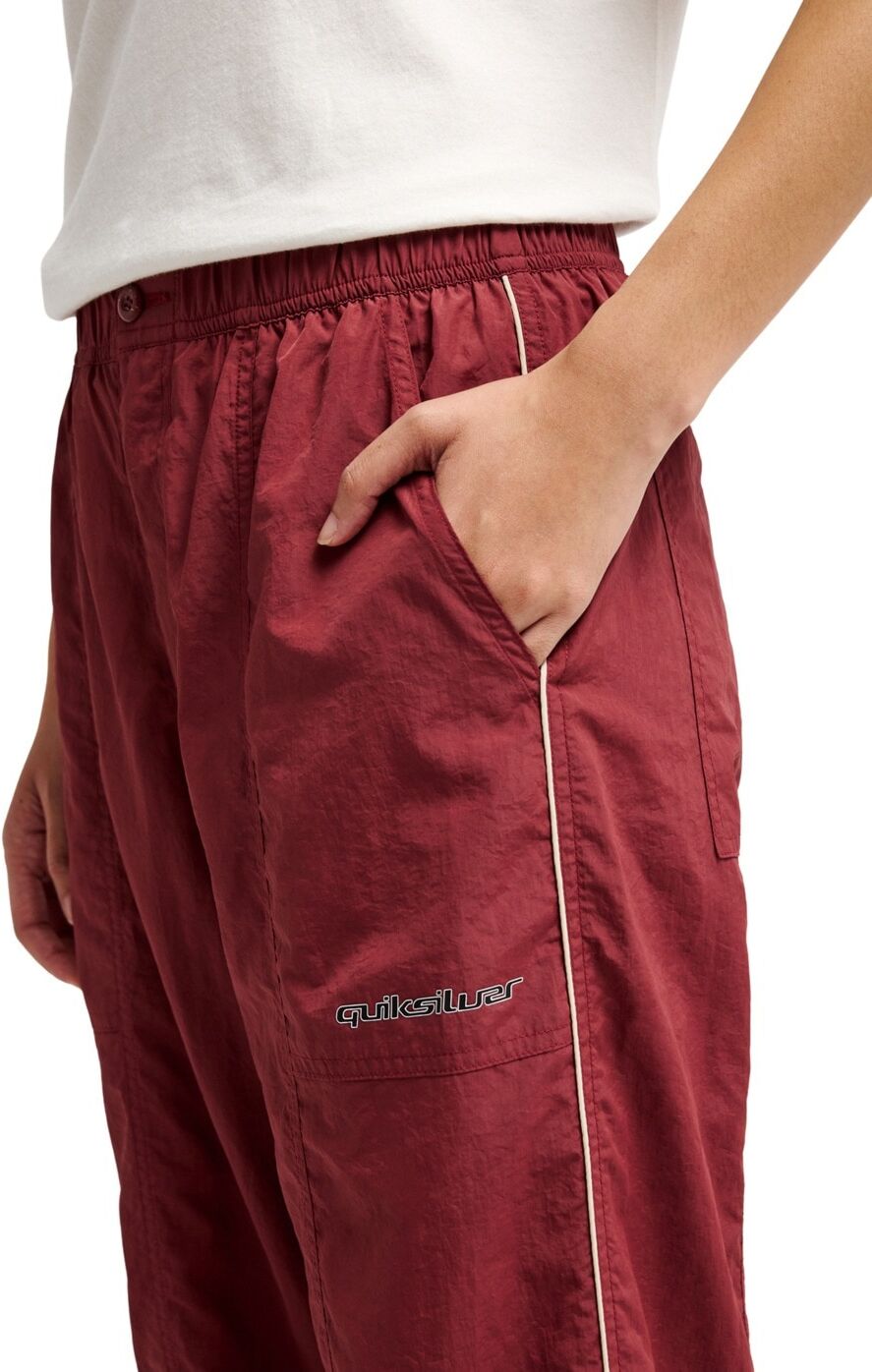 Schlupfhose QUIKSILVER "Red Castle", Damen, Gr. L, Normalgrößen, rot (oxblood rot), Obermaterial: 100% Nylon., Hosen Schlupfhose