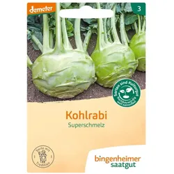 Bingenheimer Saatgut Kohlrabi Weiß Superschmelz demeter