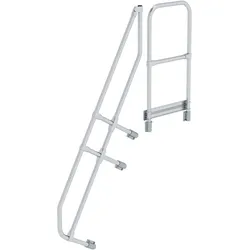 Munk, Leiter + Gerüst, Zweiter Handlauf für Treppe mit Plattform 60° 6 Stufen (Gerüst, 100 cm)