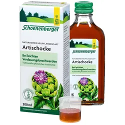 Schoenenberger Naturreiner Heilpflanzensaft Artischocke 200 ml