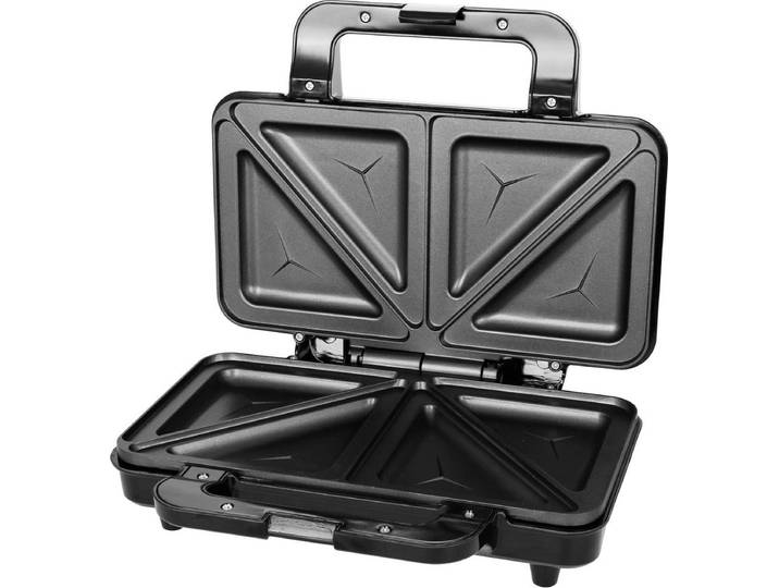 EMERIO ST-125833 Tosti-apparaat RVS\, Zwart