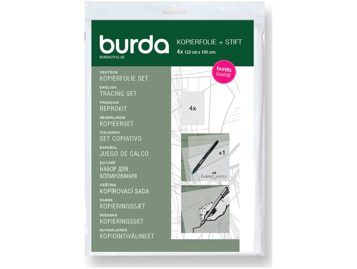 Burda Kopierset mit Stift 122x100cm