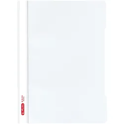 herlitz Schnellhefter Quality DIN A4 Kunststoff weiß