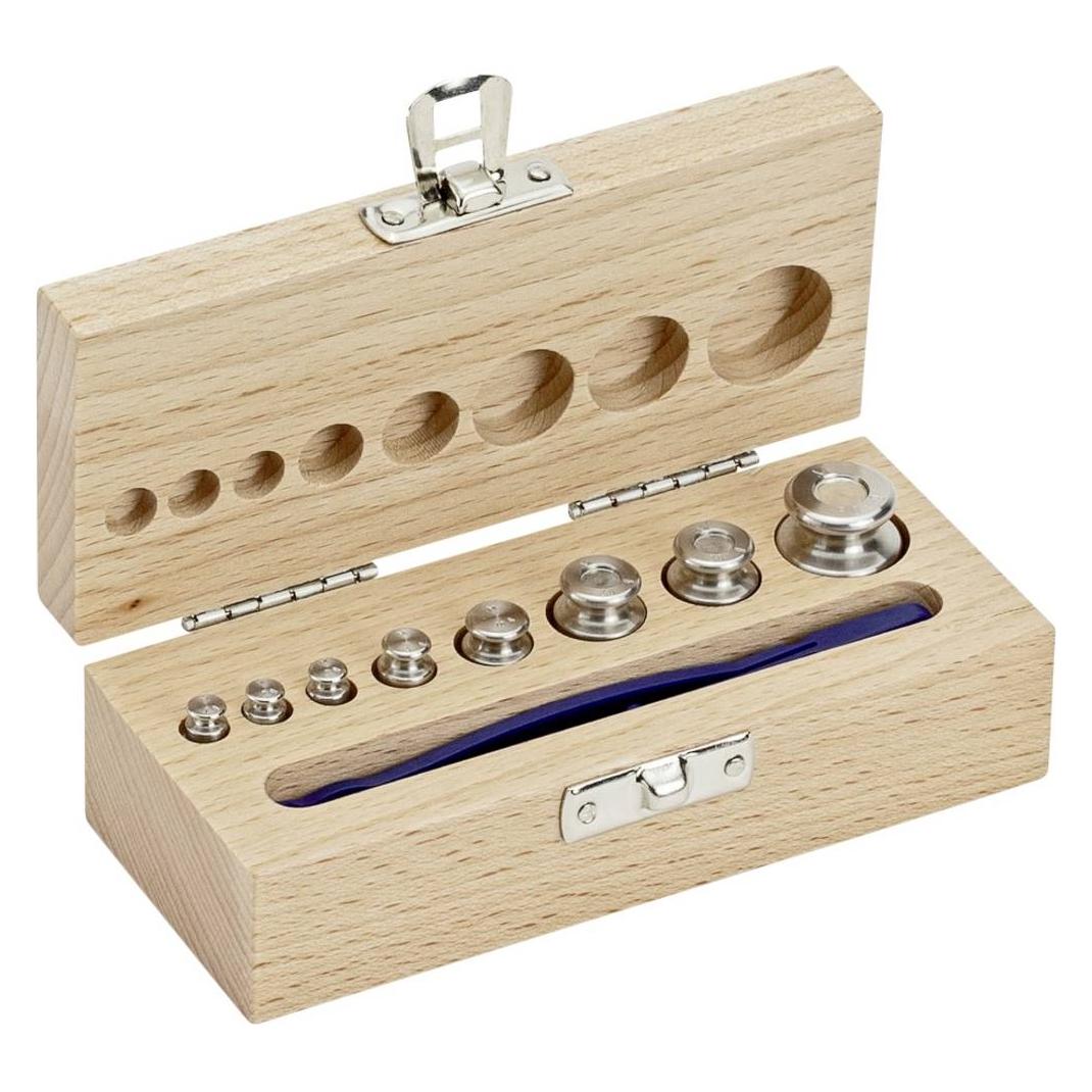Kern 344-02 M1 Gewichtsatz, 1 g - 50 g Edelstahl, im Holzetui (344-02) (344-02)