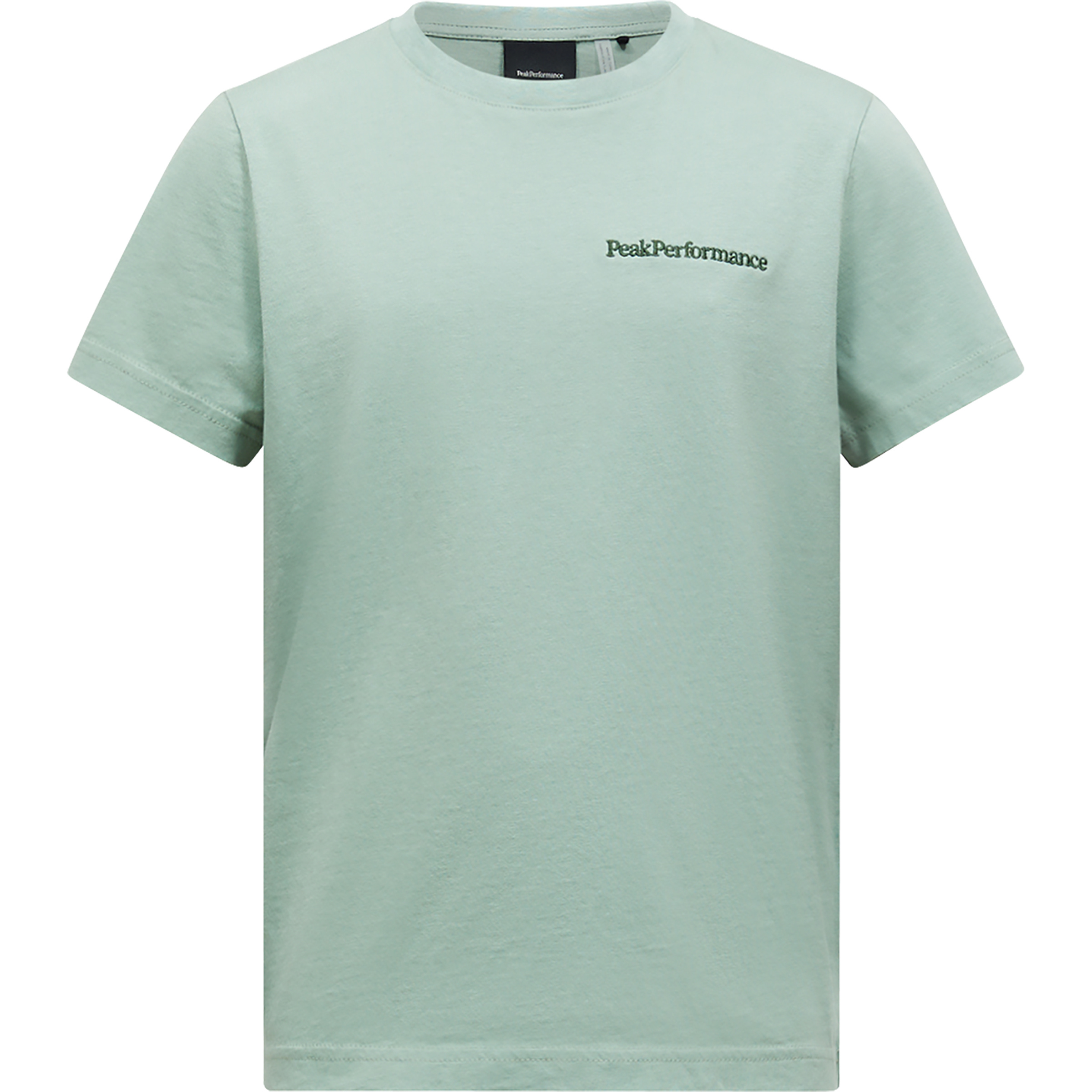 Peak Performance Original Small Logo Kinder T-Shirts gruen Größe 140 Lifestyle Atmungsaktiv