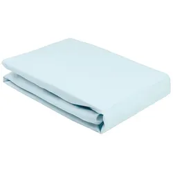 Elegante Softes Jersey Spannbetttuch - 100x200cm	ciel