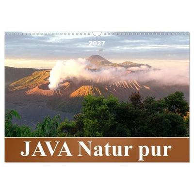JAVA Natur pur (Wandkalender 2027 DIN A3 quer), CALVENDO Monatskalender