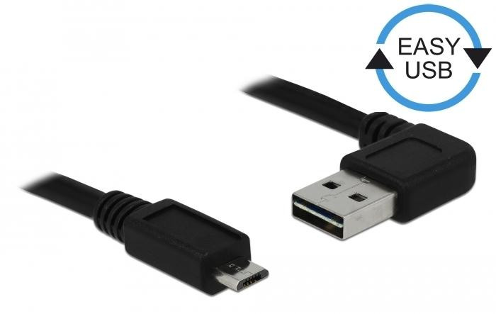 Delock EASY-USB Micro-USB Type B kabel (mannelijk)