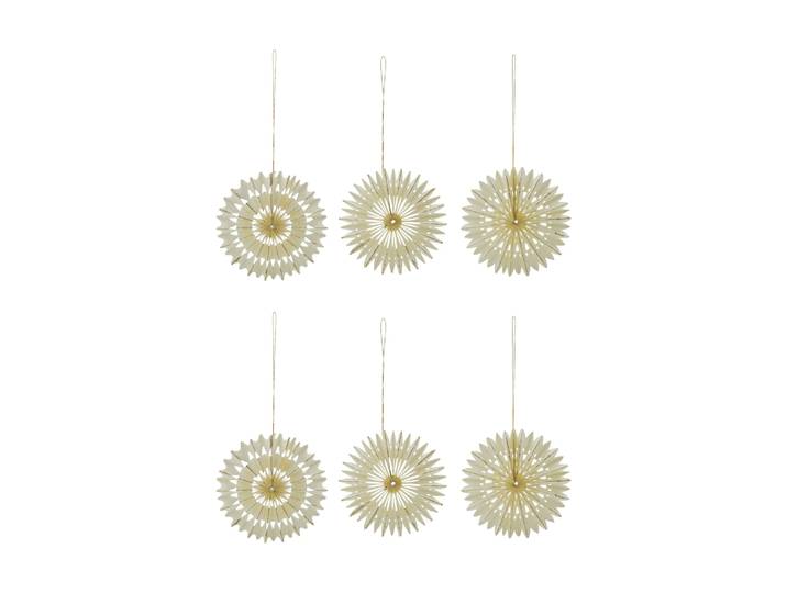 House Doctor Suspensions de Noël Stelle 6 pièces Off-White, Ø10,5 cm