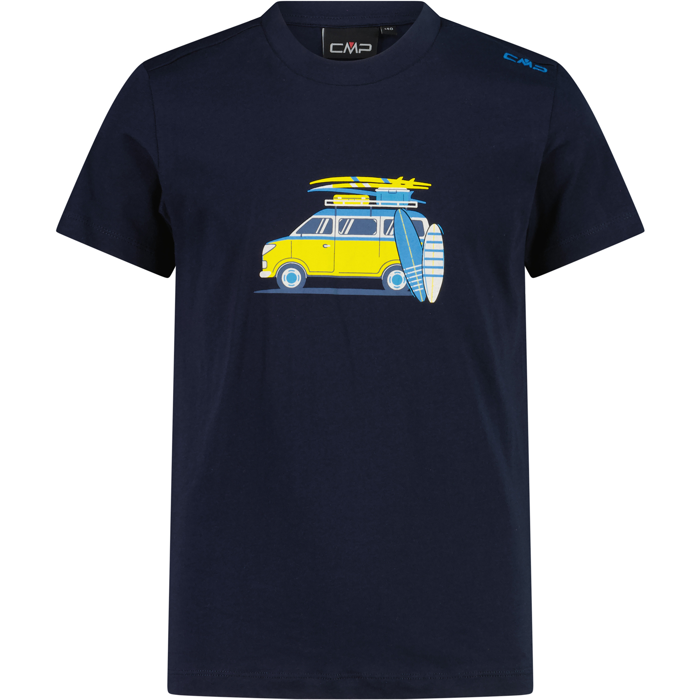 CMP Boys Jersey Kinder T-Shirts blau Größe 104 Lifestyle Hautfreundlich