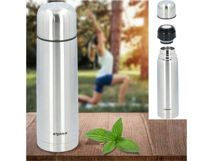 Thermosflasche, Edelstahl, 750ml