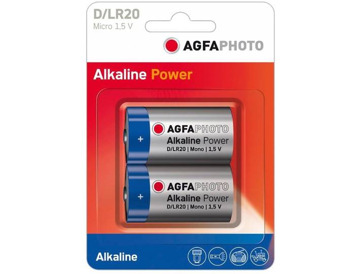 AgfaPhoto 110-802619 - Batterijen - Alkaline - Grijs