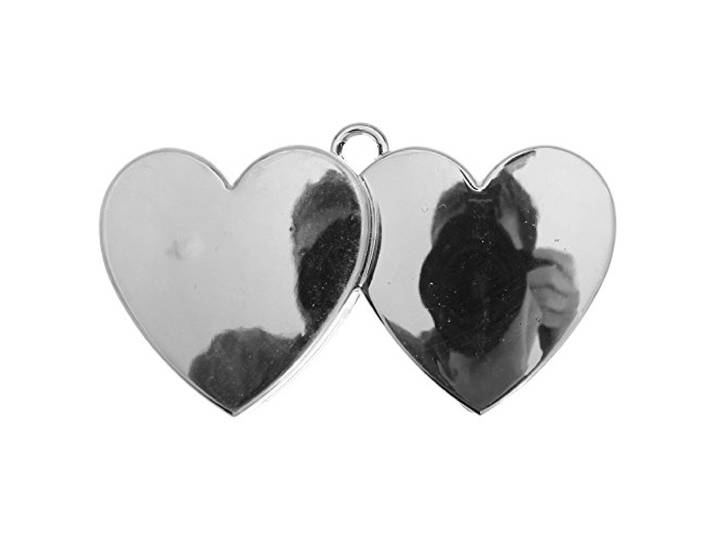 Ballongewicht - Dubbel hart - Zilver