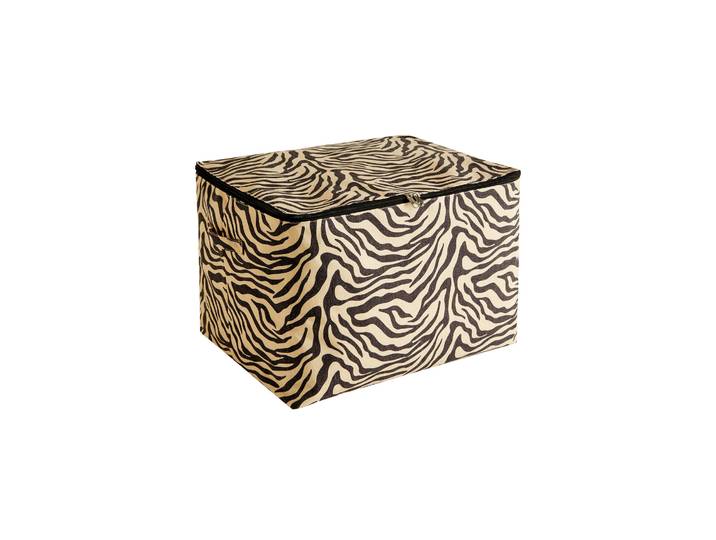 Housse de rangement zippée taille M imprimé zèbre - Blancheporte