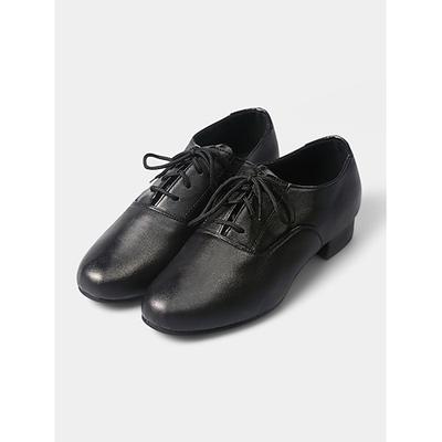 Schwarze Gesellschaftstanzschuhe zum Schnüren für Herren – bequemes Lederdesign für professionelle Auftritte und formelle Veranstaltungen