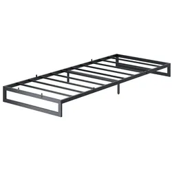 VitaliSpa, Bett, Bettgestell Lenora, Schwarz, 90x220 (90 x 220 cm)