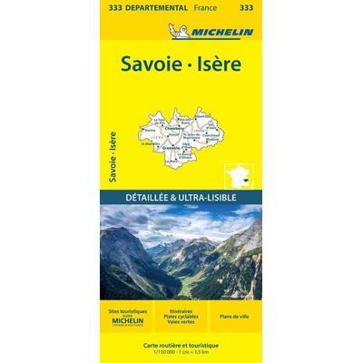 Isere Savoie - Michelin Local Map 333, Karte von Michelin, Michelin, 978-2-06-720235-1