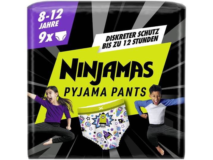 Ninjamas Underjams Raumschiff 8-12 Jahre 9 Stück