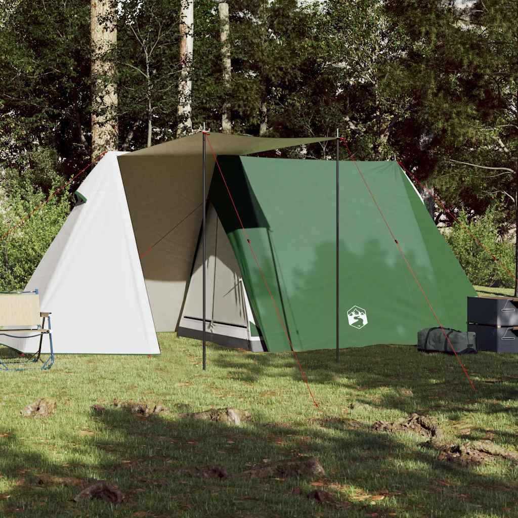 vidaXL Tente de camping 3 personnes vert imperméable