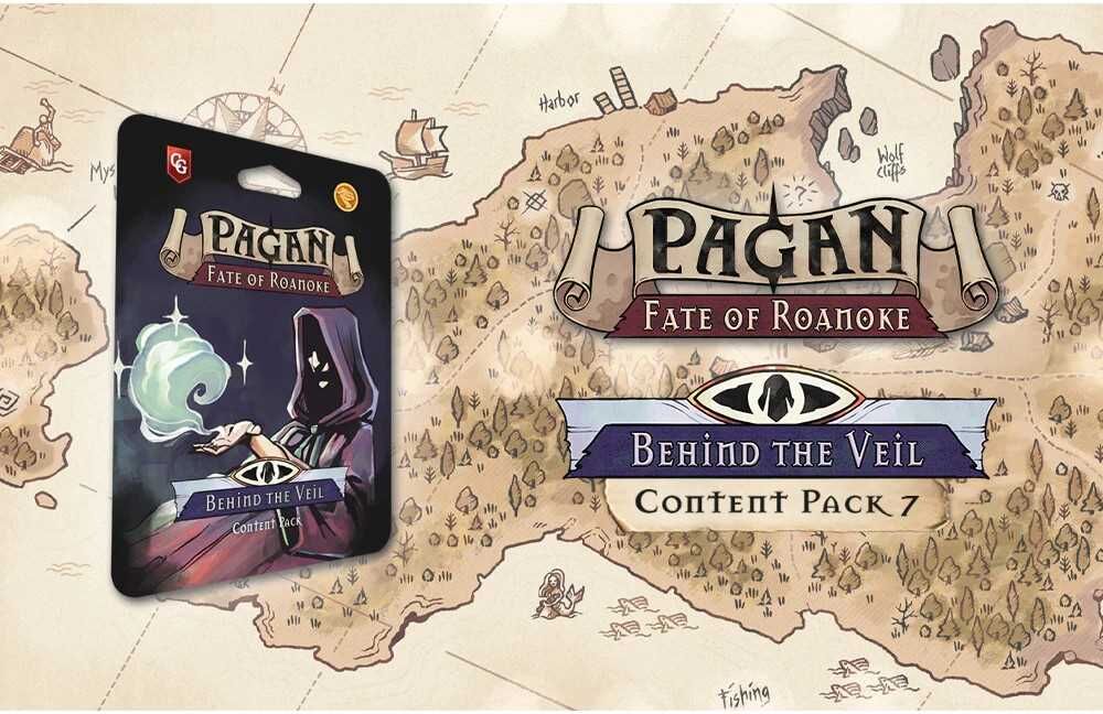 Pagan: Fate of Roanoke - Behind the Veil Content Pack by Capstone Games - 32 New Game Cards, Lore, and Narrative Content