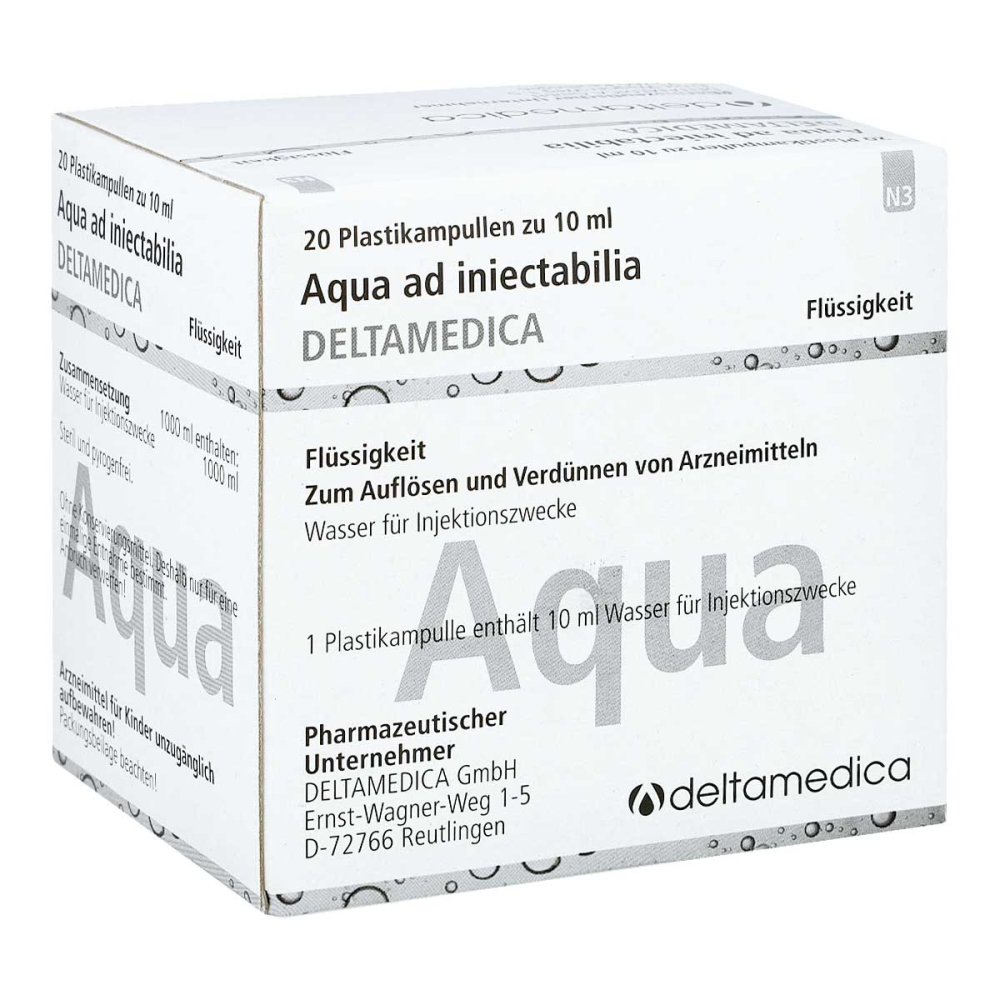 DELTAMEDICA GmbH Aqua Ad Iniectabilia Plastik 06340429