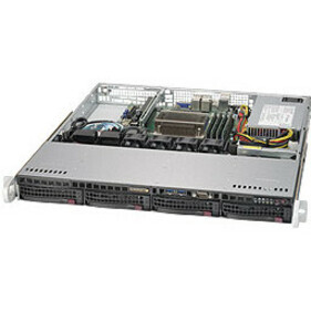 Supermicro SuperChassis 813MFTQC-350CB2, Rack, Server, Schwarz, 1U, HDD, Netzwerk, Leistung, System, BSMI, CCC, CE/EMC, FCC B, TUV/CB