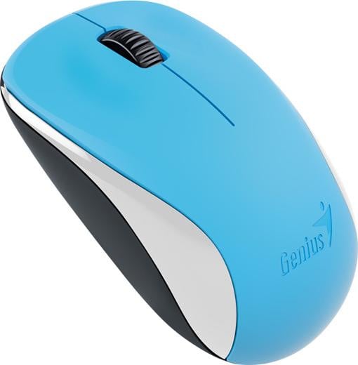 Genius NX-7000 Draadloze Muis met BlueEye-technologie, 1200 DPI, Blauw Grijs Zwart