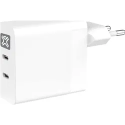 XtremeMac Wall Charger (65 W, 2 Ports), USB Ladegerät, Weiss