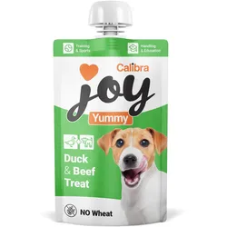 Calibra Joy Dog Leckerli Ente & Rind 100 g Fleischpaste für Hunde