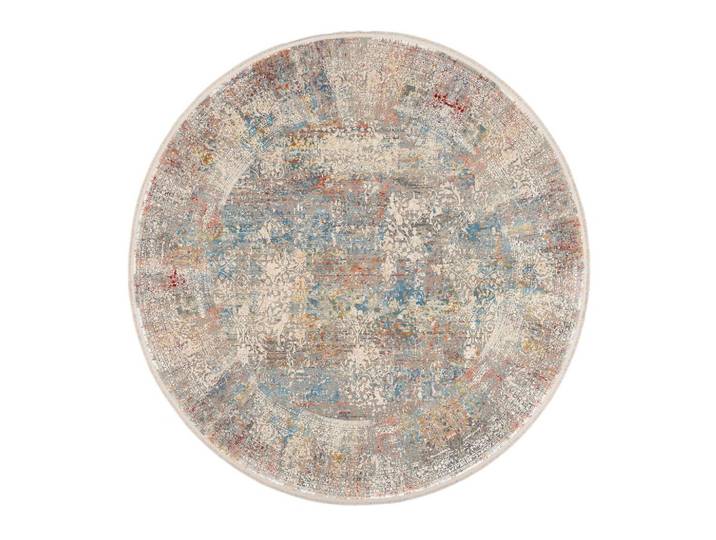Webteppich Avignon Multicolor Rund Ø 160 cm Multicolor