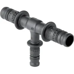 Geberit, Rohrverbindungstechnik, Mepla Pressfitting T-Stck Kunststoff 50 x 40 x 40 mm 626.320.00.5 (T-Verbindung)